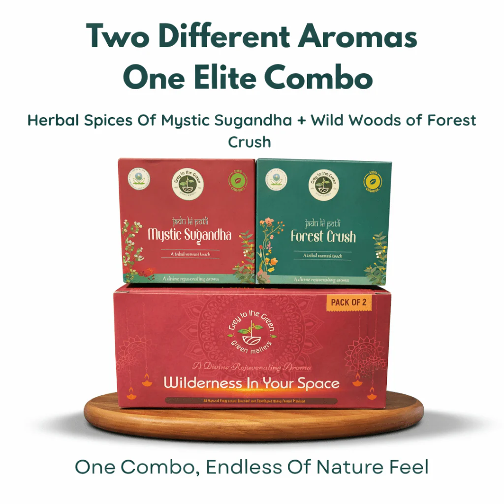Premium Botanical Car Aroma Potli | Mystic Sugandha & Forest Crush - Image 2