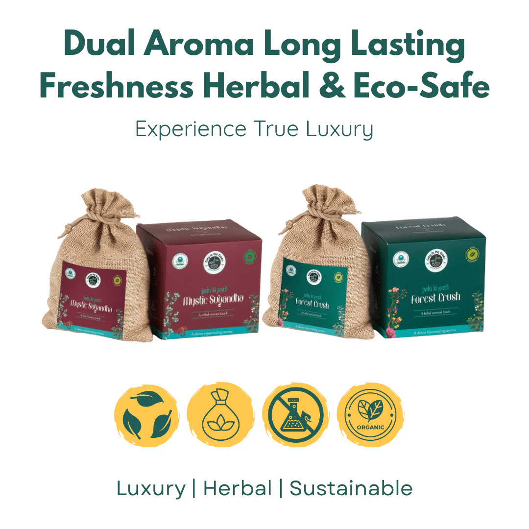 Premium Botanical Car Aroma Potli | Mystic Sugandha & Forest Crush - Image 3
