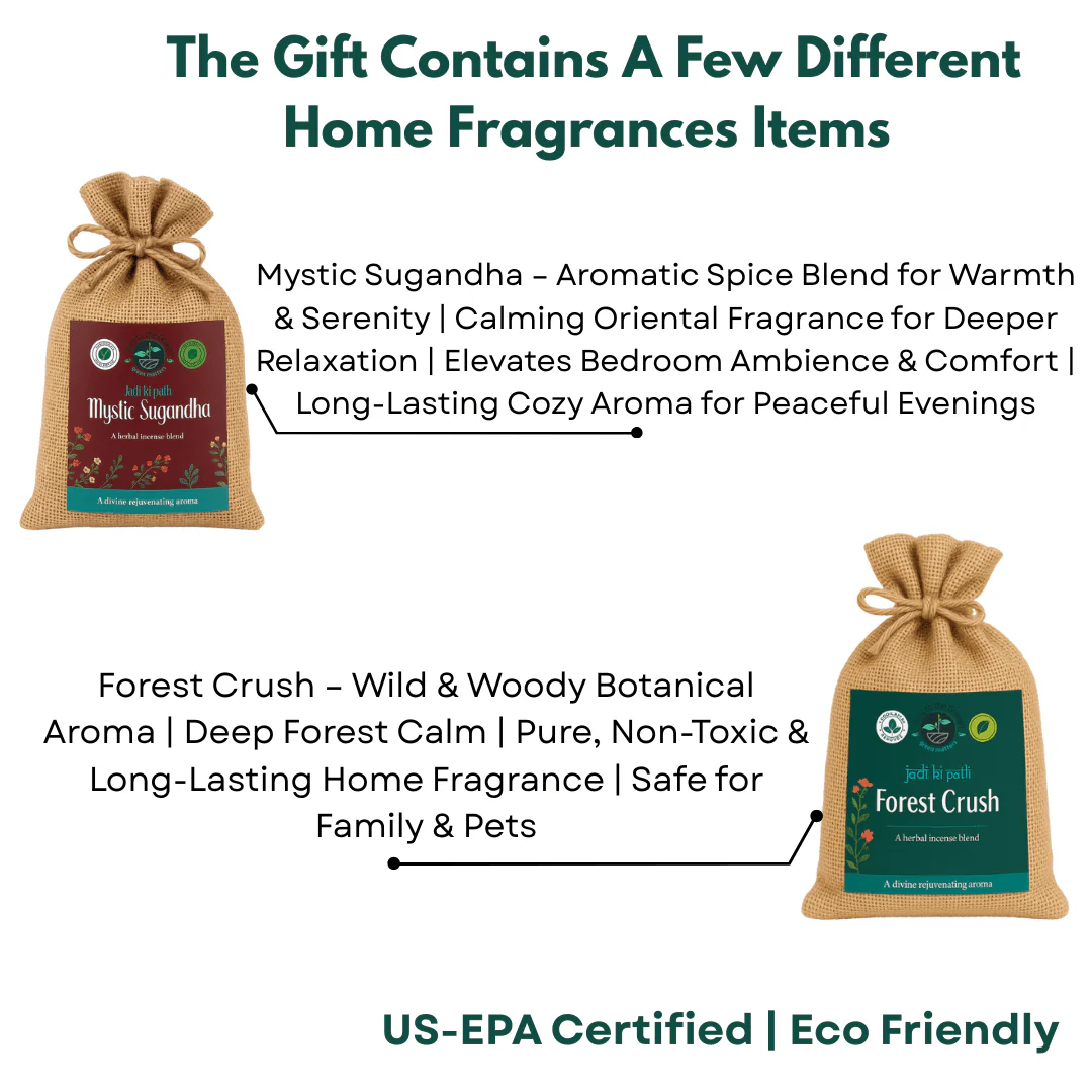 Premium Botanical Car Aroma Potli | Mystic Sugandha & Forest Crush - Image 4