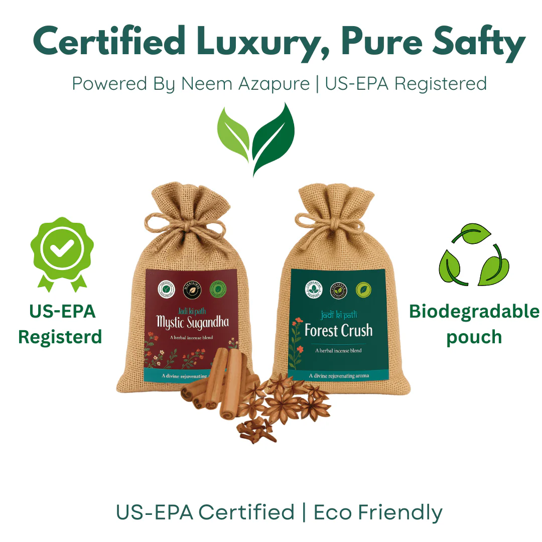 Premium Botanical Car Aroma Potli | Mystic Sugandha & Forest Crush - Image 5
