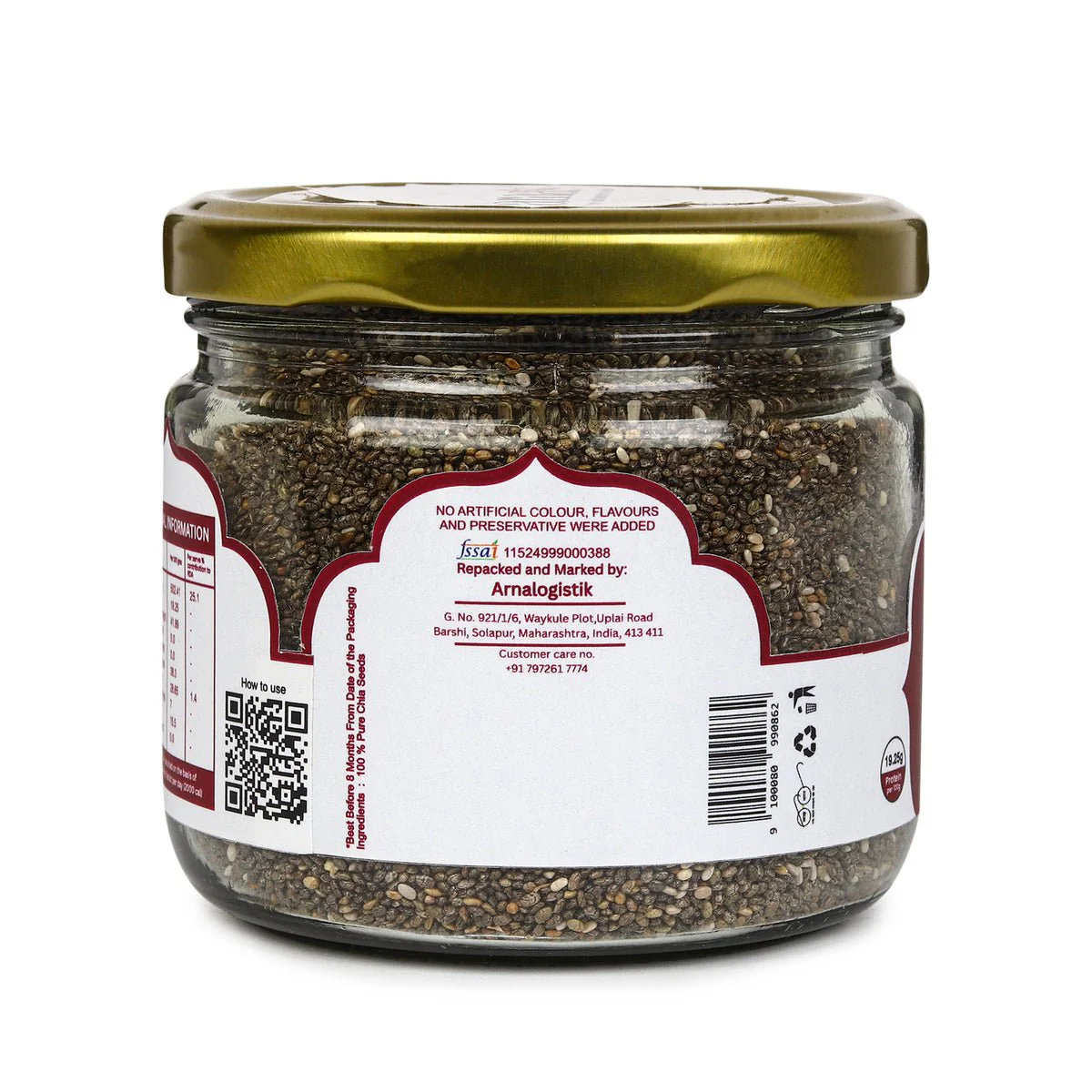 Premium Chia Seeds 200g | 100% Natural High Protein Seeds - Image 4