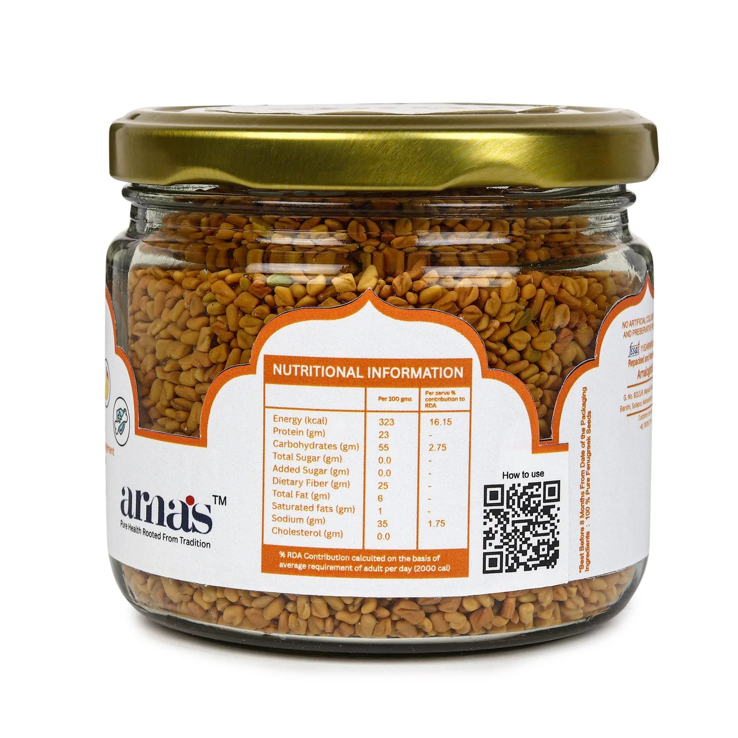 Premium Fenugreek Seeds 200g | Pure Natural Methi Seeds - Image 3