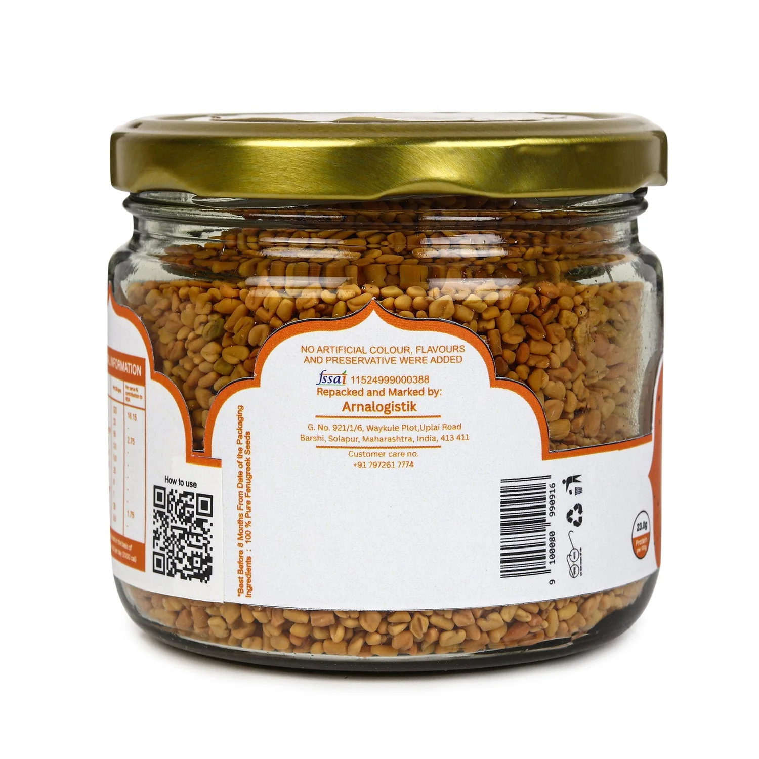 Premium Fenugreek Seeds 200g | Pure Natural Methi Seeds - Image 4