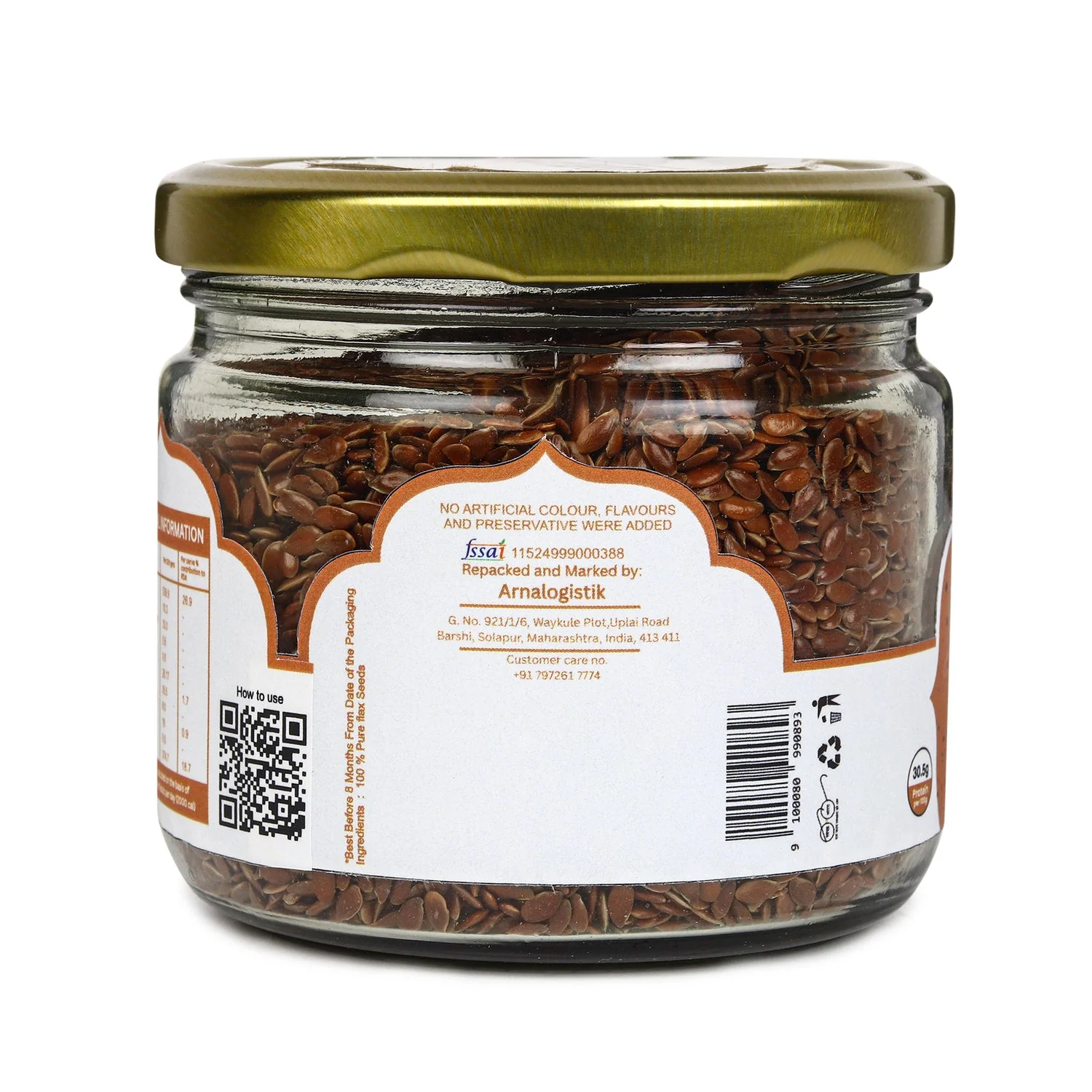 Premium Flax Seeds 200g | Natural High Fiber Seeds - Image 4