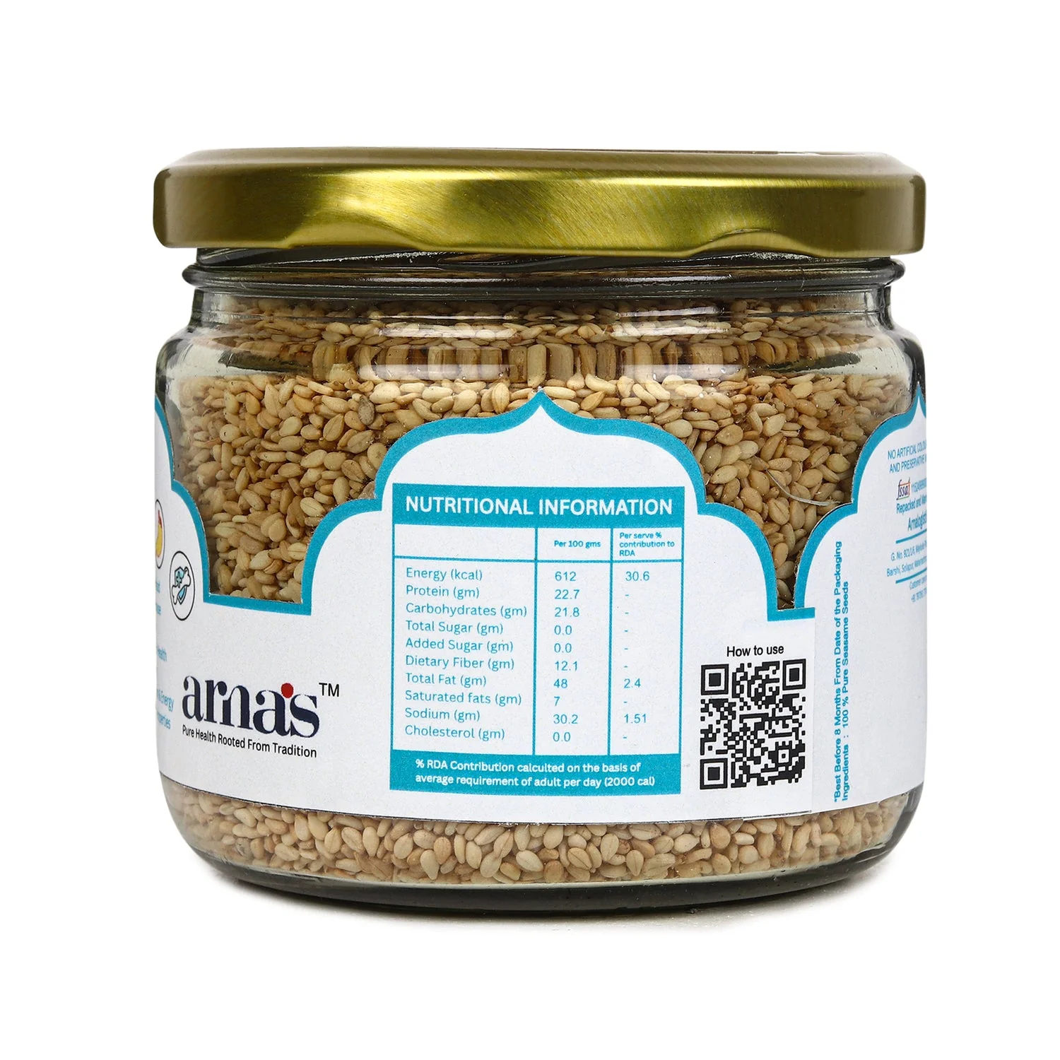 Premium Sesame Seeds 200g | Natural Protein Rich Seeds - Image 3