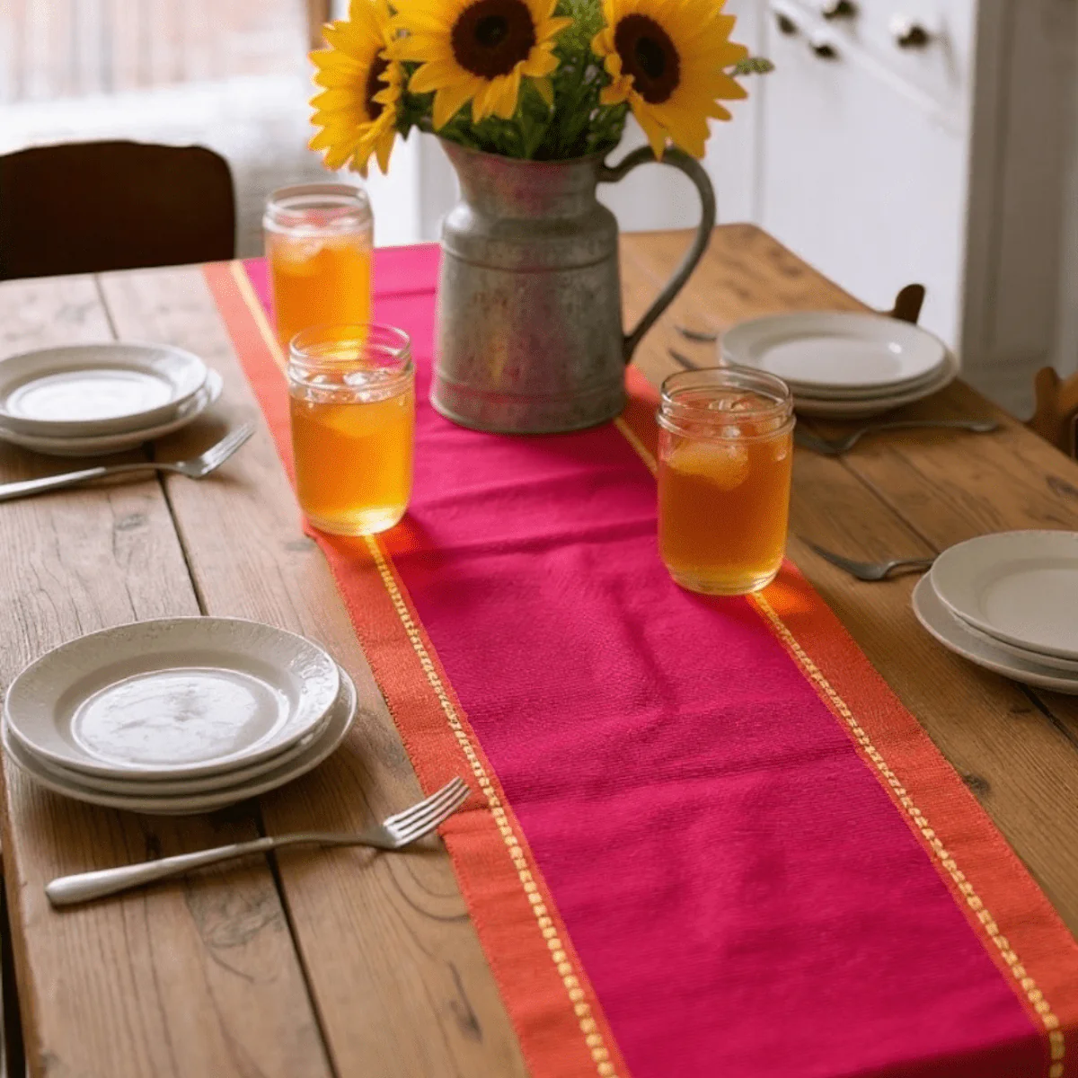 Handwoven Table Runner for Dining Table – 5 & 6 Feet