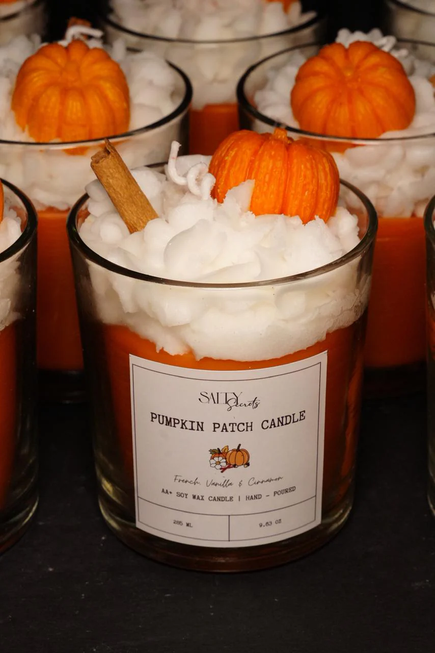 Pumpkin Patch Candle | Handmade Fall-Scented Soy Wax Candle