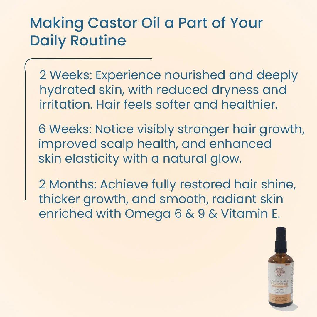 Pure Cold-Pressed Castor Oil | Hair & Skin Nourishment - Image 6