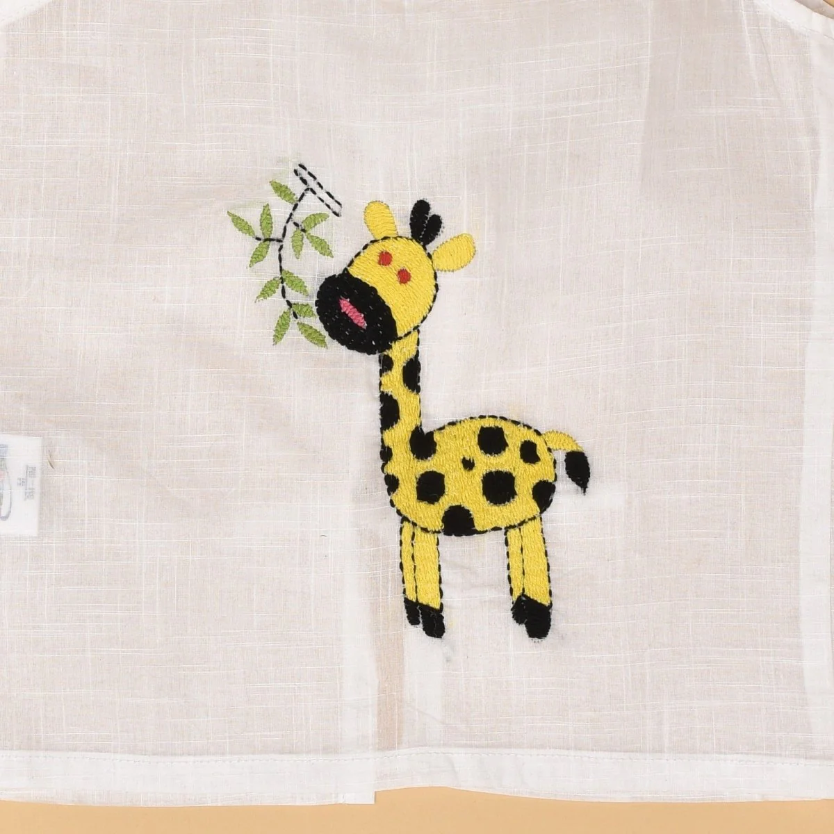 Pure Cotton Baby Jabla Combo Set – Animal Embroidery - Image 6
