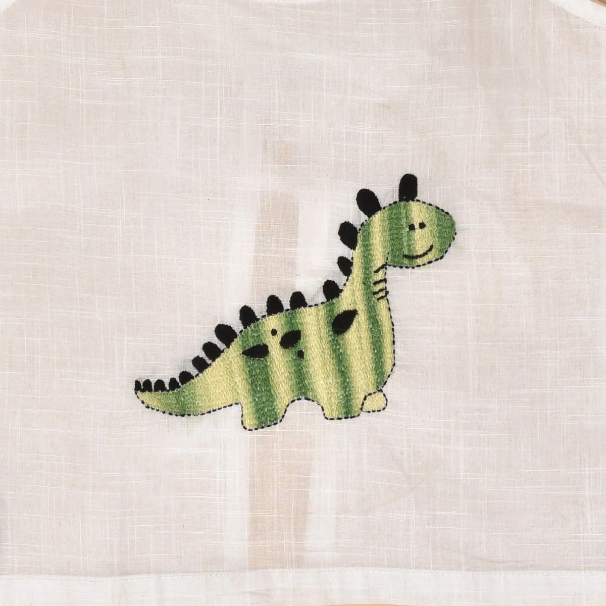 Pure Cotton Baby Jabla Combo Set – Animal Embroidery - Image 9