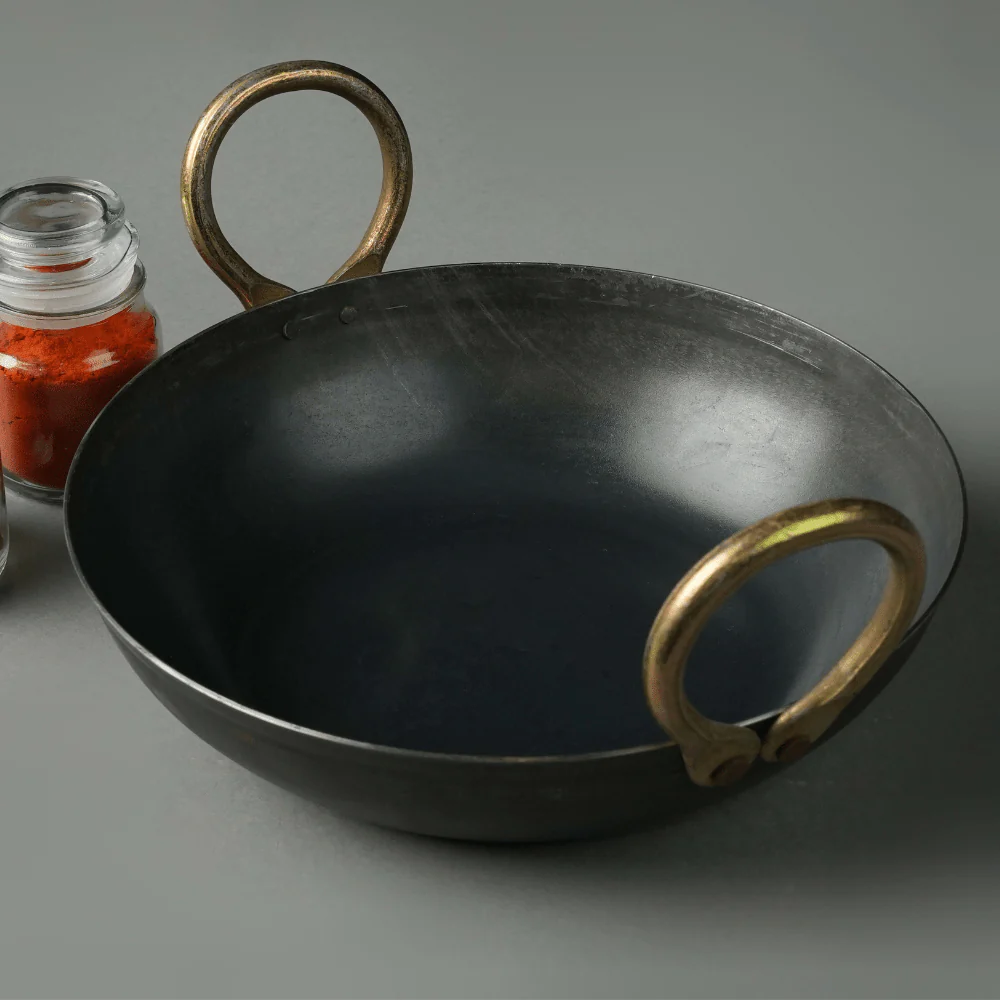 Pure Iron Handmade Family Combo (Ladle+ Fry Pan+ Dosa Tawa+ Kadhai) - Image 3