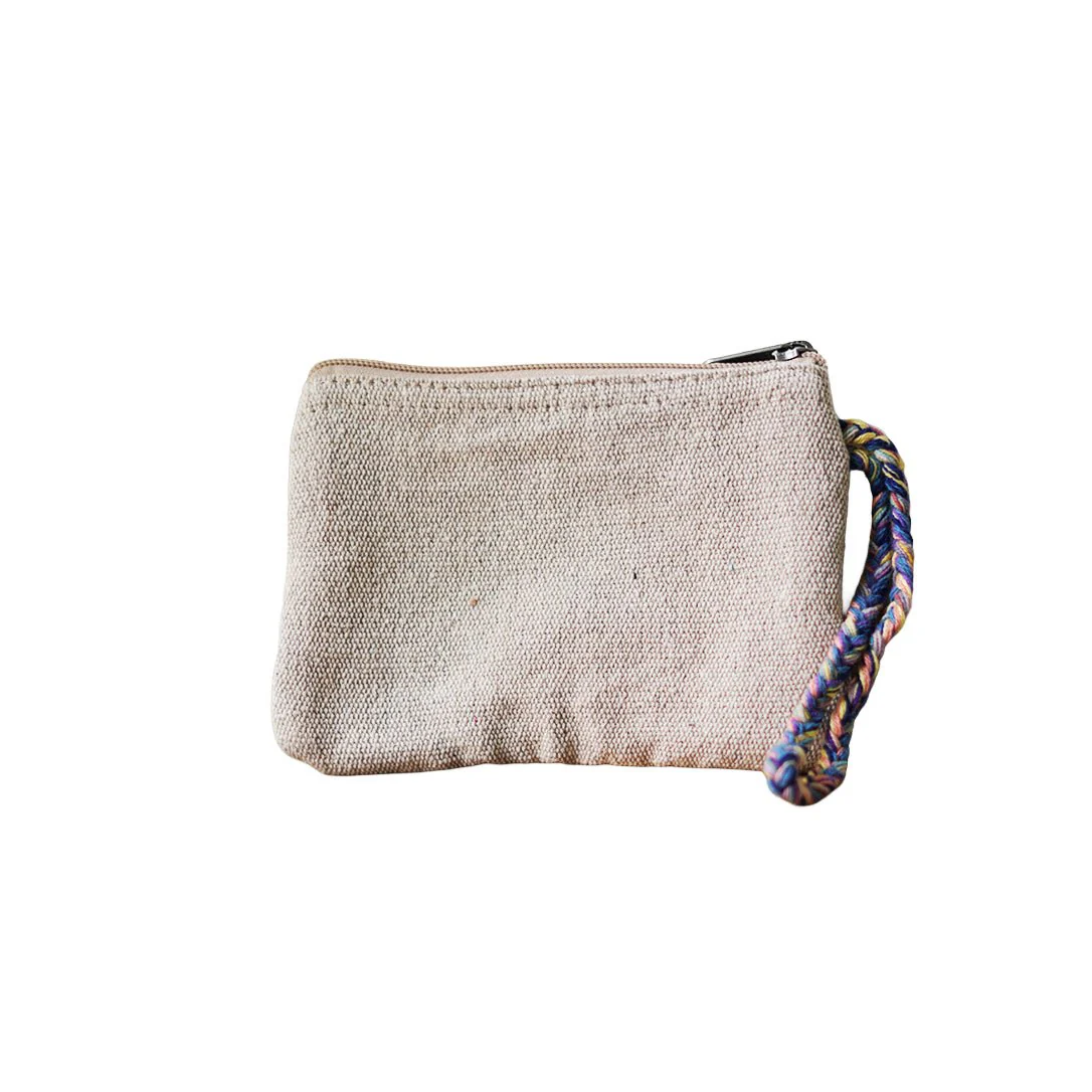 Handwoven Fabric Purse | Compact Zip Pouch | Everyday Essential - Image 19