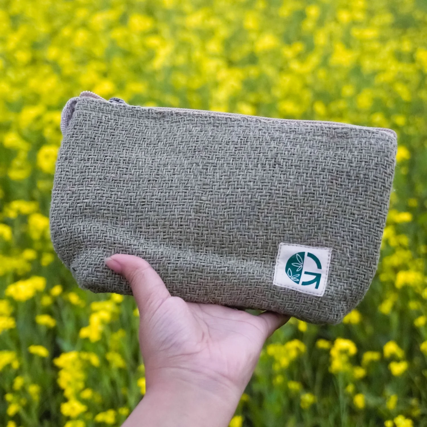 Pyramid Pouch | Handwoven Fabric Utility Pouch - Image 10