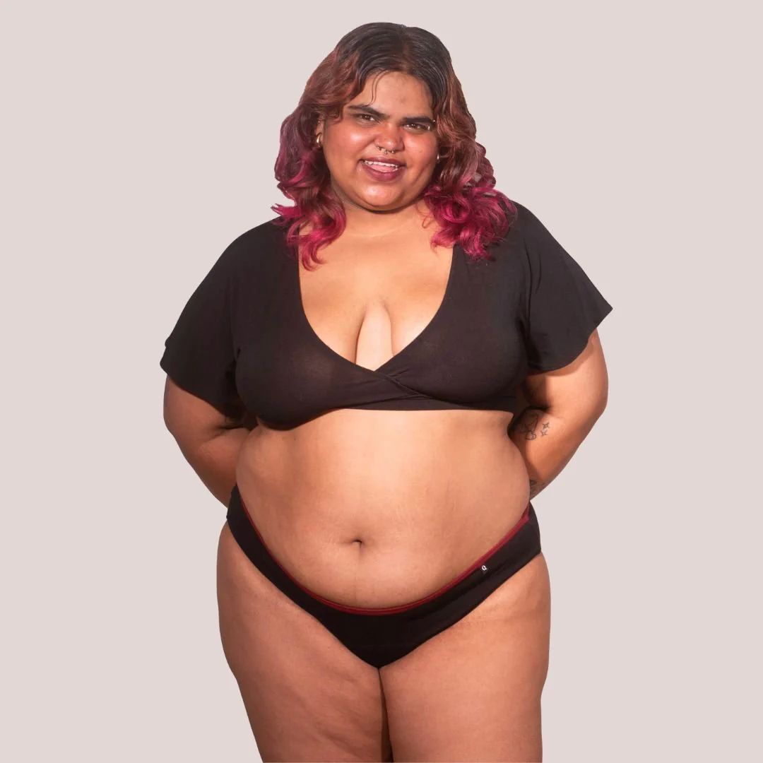 Black Lite Period Underwear | Scanty to Light Flow | Regular Discharges - Image 6
