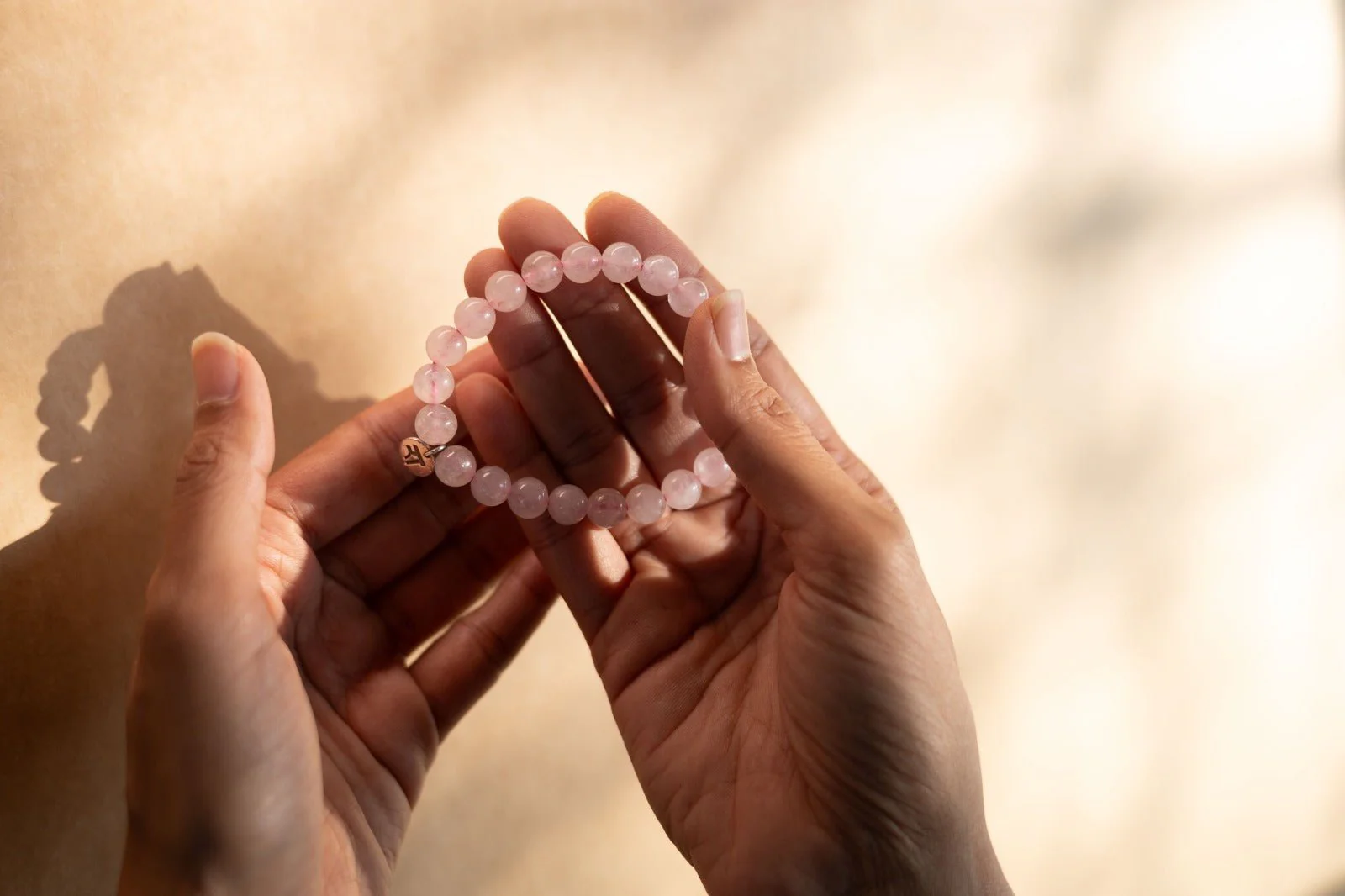 Rose Quartz Bracelet | Handmade Healing Crystal Jewelry - Image 4