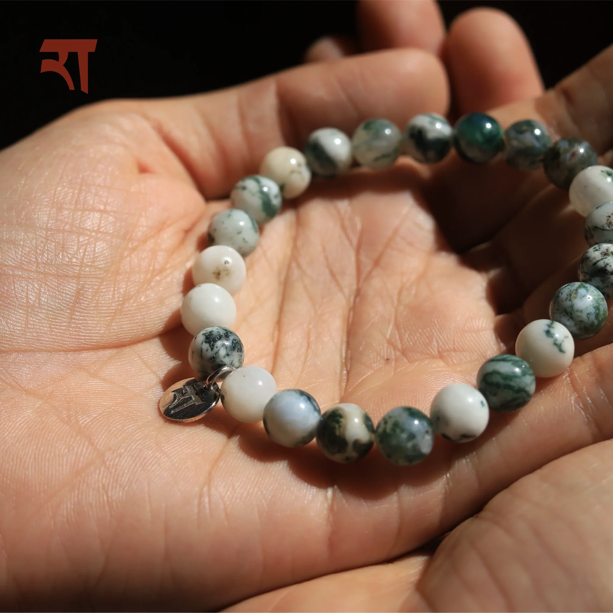 Tree Agate Bracelet | Natural Gemstone Healing Jewelry - Image 3