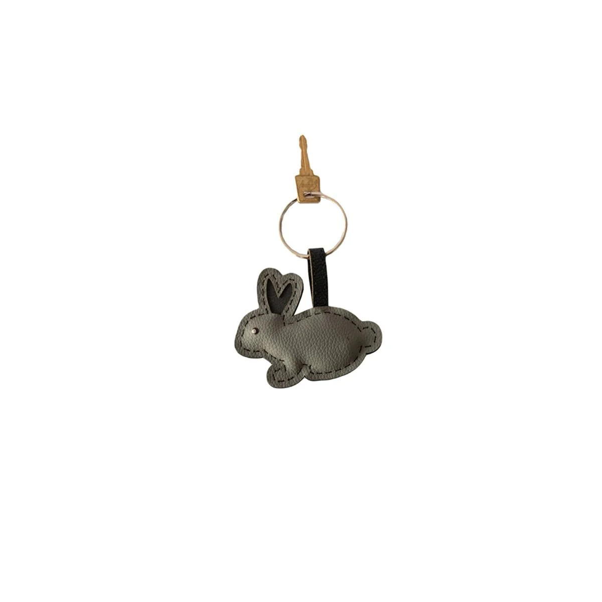 Rabbit Key Chain – Handmade and Eco-Friendly - Image 2