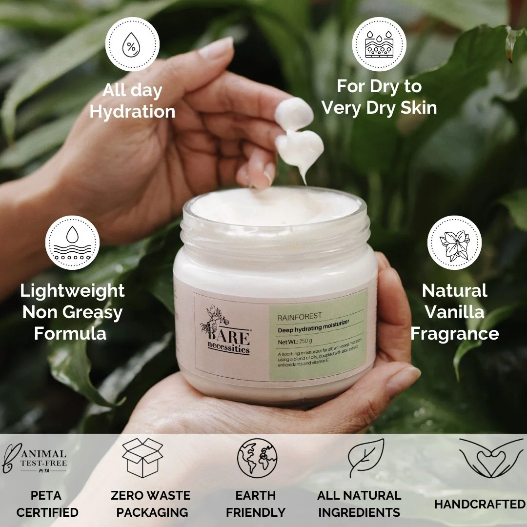 Rainforest Deep Hydrating Moisturizer for Dry to Very Dry Skin - 250g - Image 5