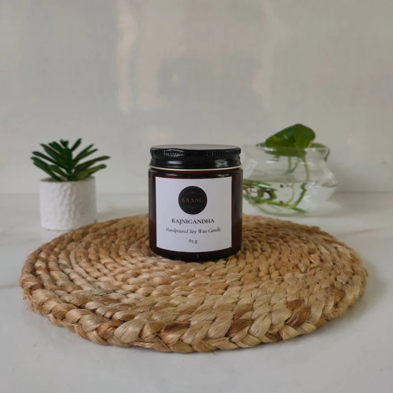 Rajnigandha Scented Soy Wax Candle – Natural & Eco-Friendly - Image 5