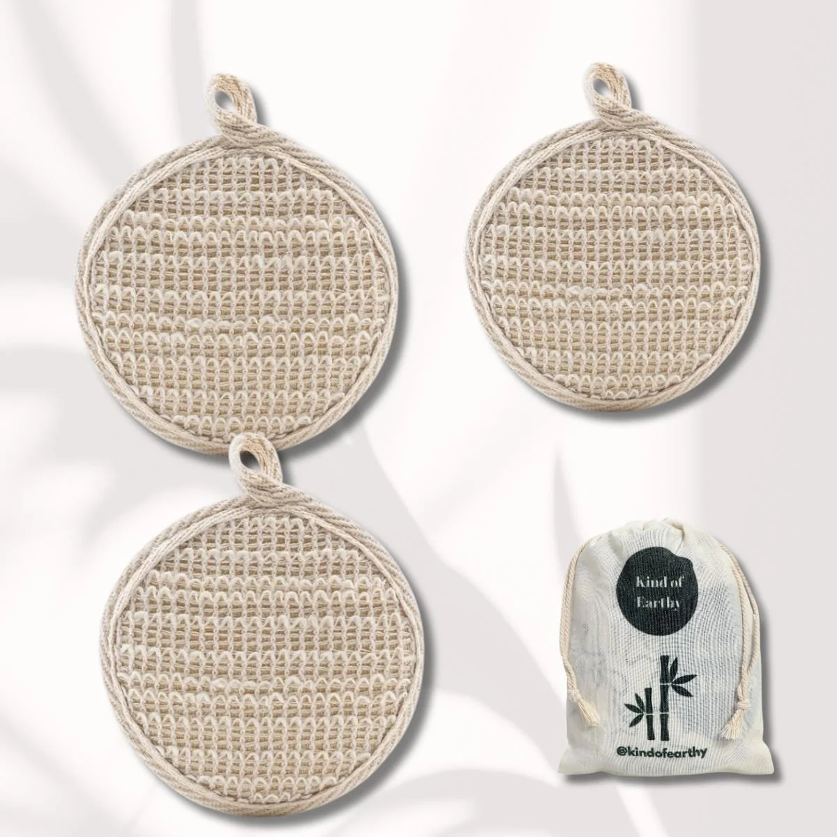 Ramie Fiber Loofah | Natural Plant Fiber Body Scrubber - Image 2