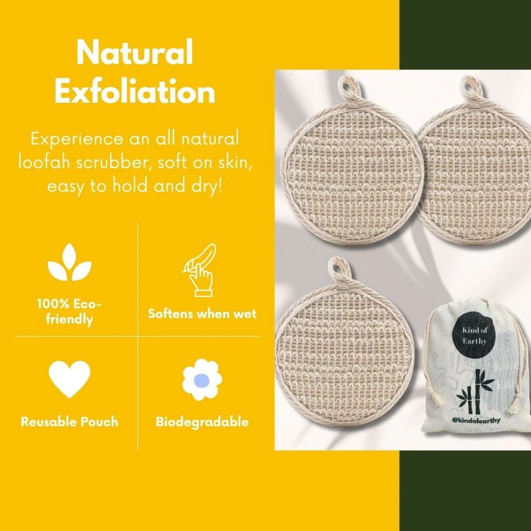 Ramie Fiber Loofah | Natural Plant Fiber Body Scrubber - Image 7