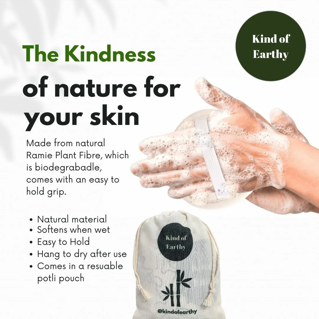 Ramie Fiber Loofah | Natural Plant Fiber Body Scrubber - Image 8