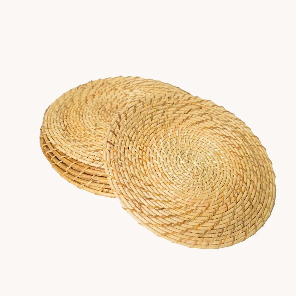 Rattan Table Mats | Handwoven, Eco-Friendly Dining Placemats - Image 3