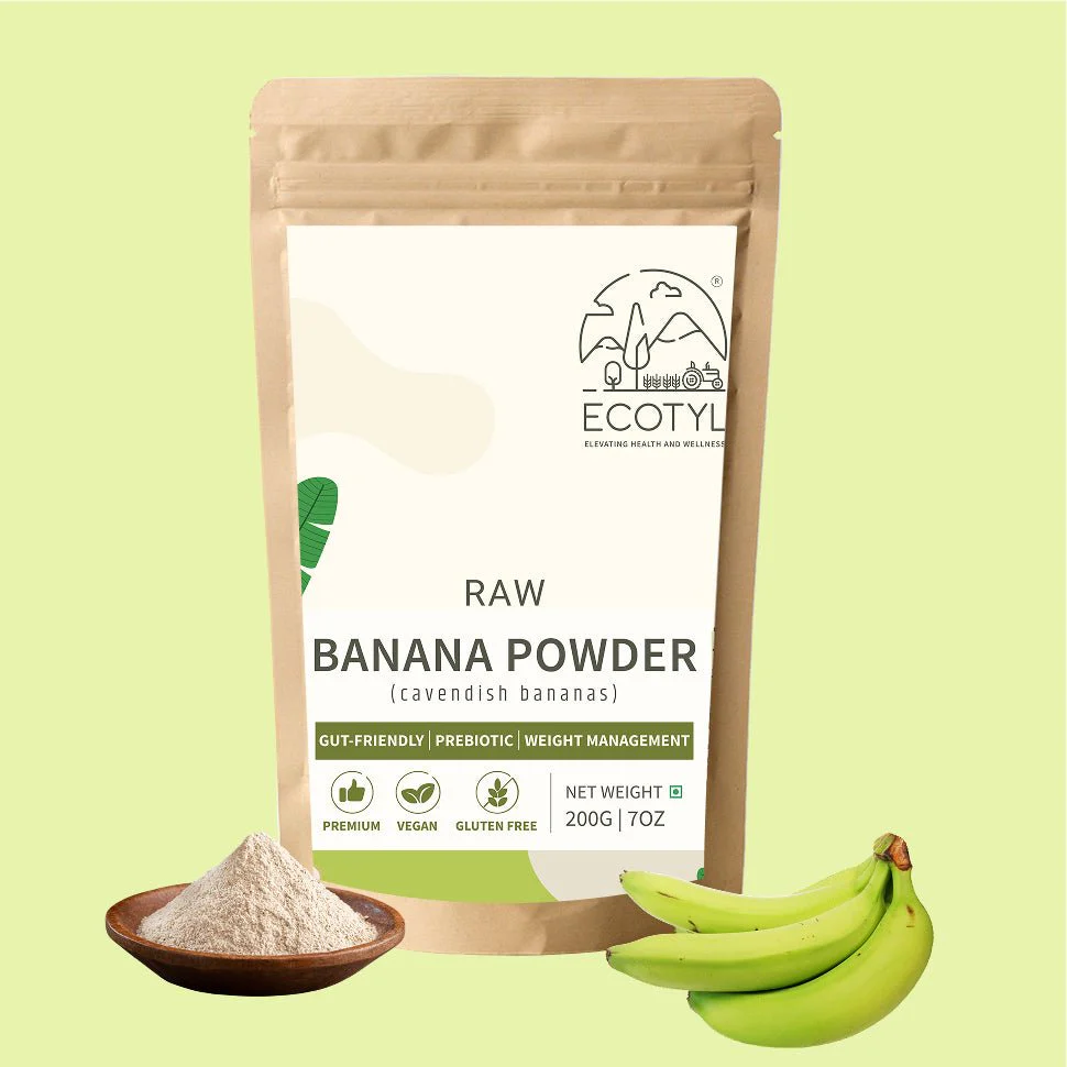 Raw Banana Powder | Prebiotic Superfood | Supports Gut Health | 200g