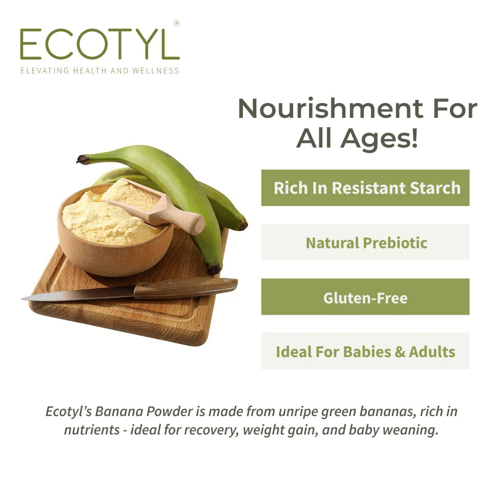 Raw Banana Powder | Prebiotic Superfood | Supports Gut Health | 200g - Image 2