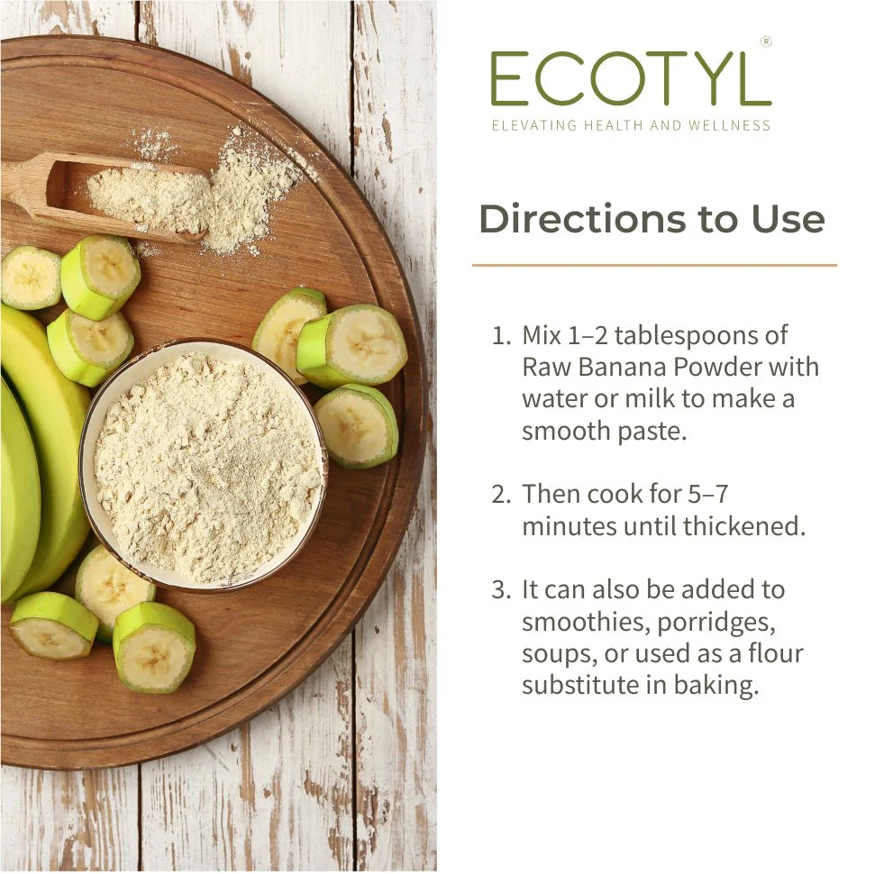 Raw Banana Powder | Prebiotic Superfood | Supports Gut Health | 200g - Image 4