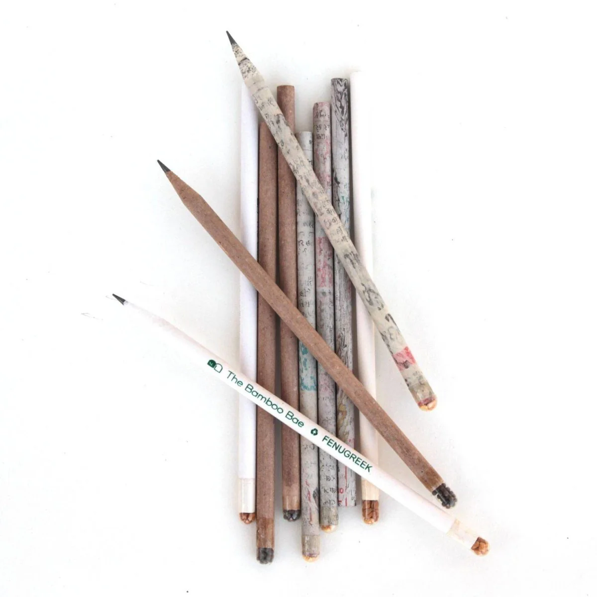 Recycled Paper Pencils with Seeds | Set of 12 Mixed Plantable Pencils - Image 11