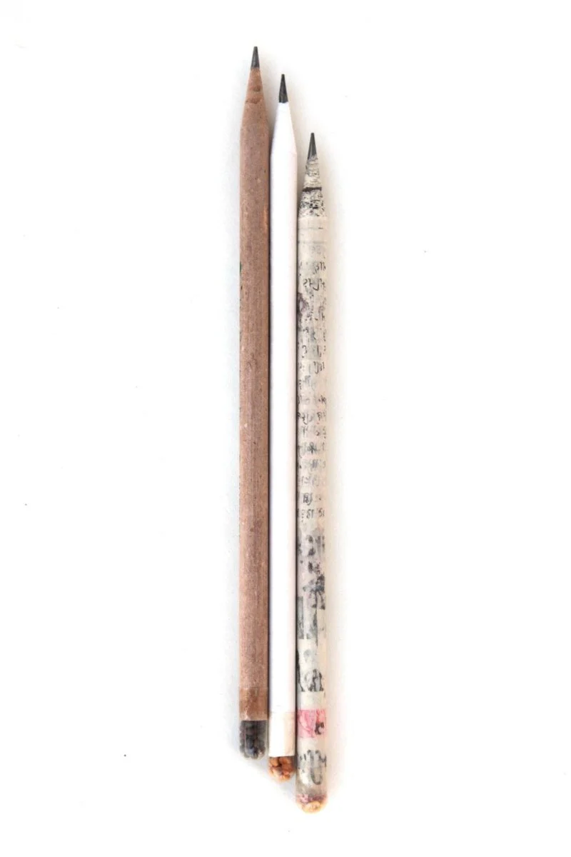 Recycled Paper Pencils with Seeds | Set of 12 Mixed Plantable Pencils - Image 5