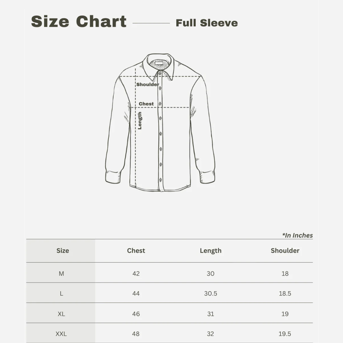 Regular Fit Full Sleeve Button Down Collar Shirt For Men | Grey - Image 3