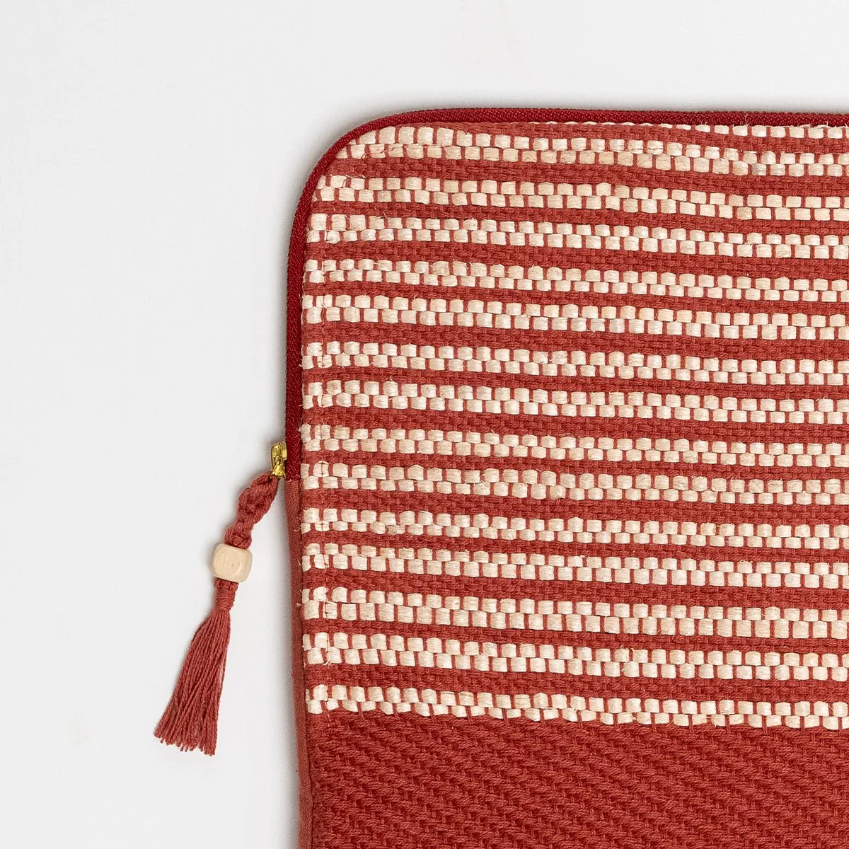 Rekha Hand-Woven Laptop Bag | Artisan Eco-Friendly Laptop Sleeve - Image 8