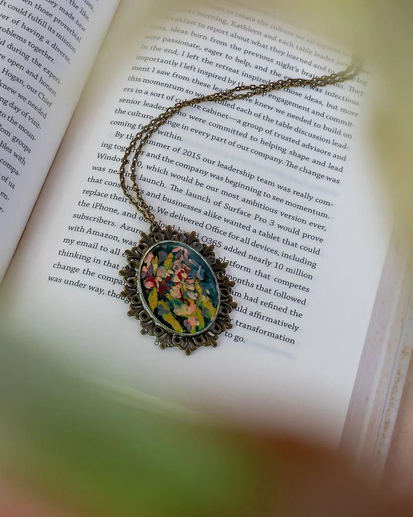 Resin Art Necklace| Handcrafted Resin Accessories for Women - Image 10