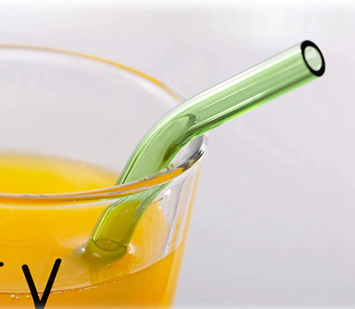 Reusable Bent Glass Straws – Green Eco Drinkware - Image 5