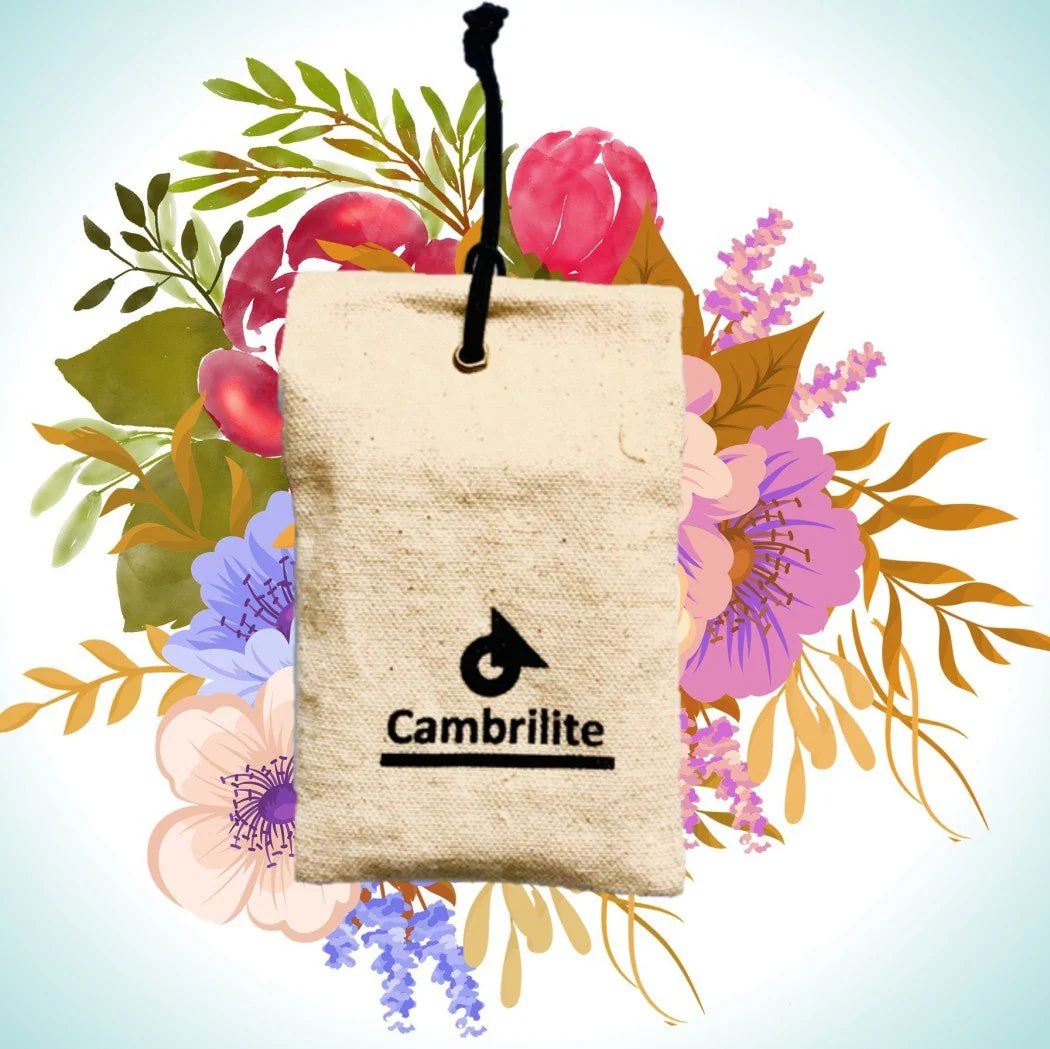 Reusable Claystone Air Freshener for Cars & Closets | Canvas Pouch - Image 3