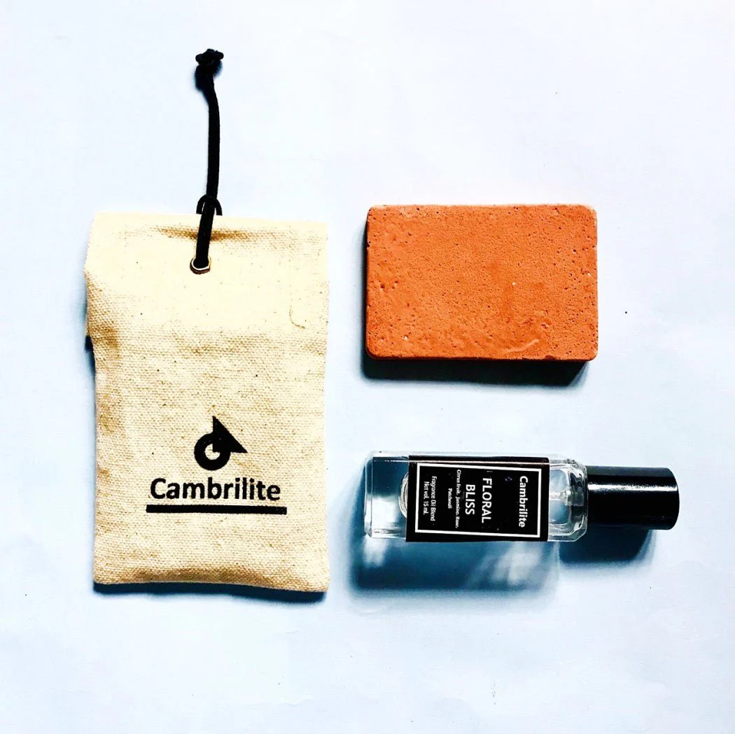 Reusable Claystone Air Freshener for Cars & Closets | Canvas Pouch - Image 4