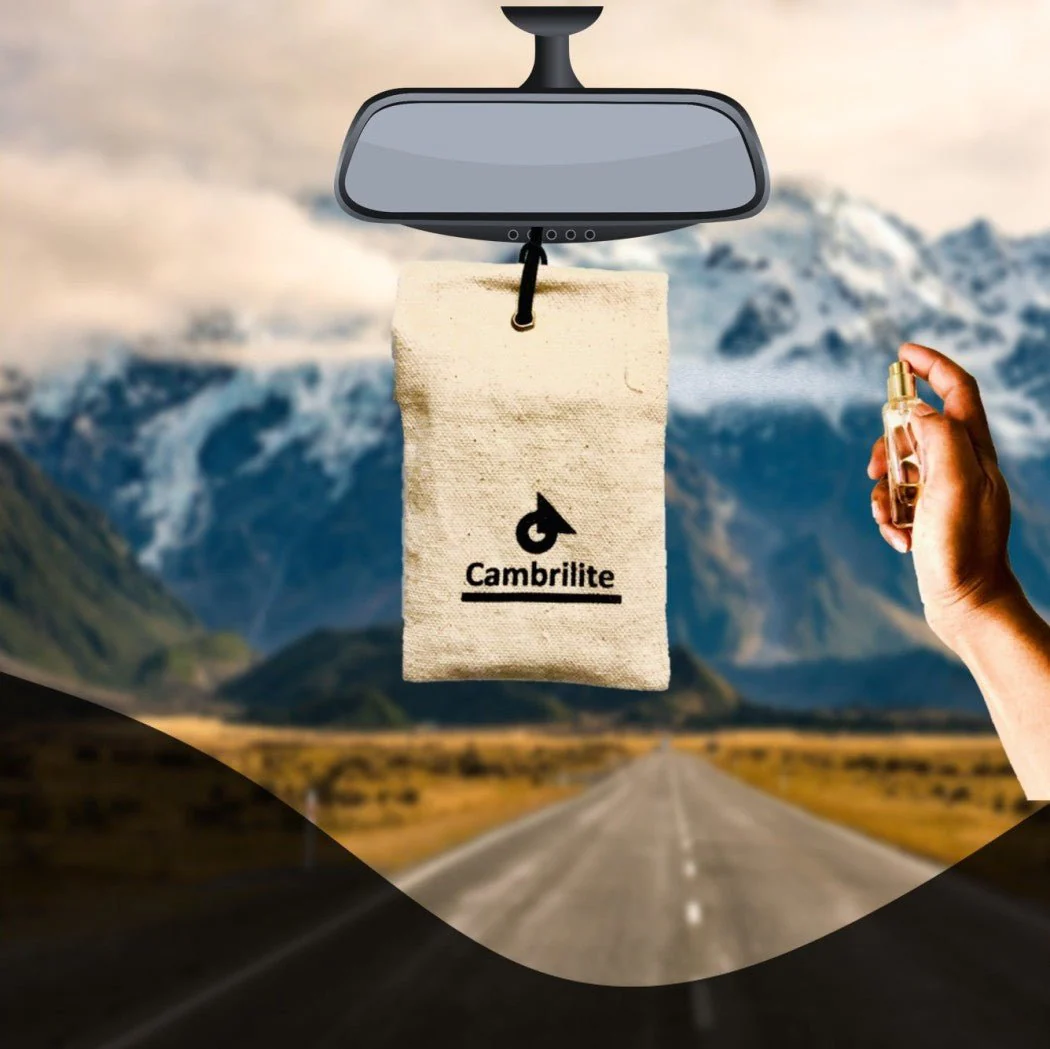 Reusable Claystone Air Freshener for Cars & Closets | Canvas Pouch - Image 7