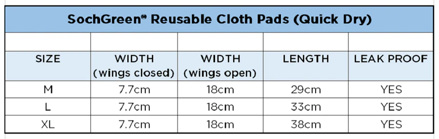 Reusable Cloth Pads- Heavy Flow- 3pc - Image 8