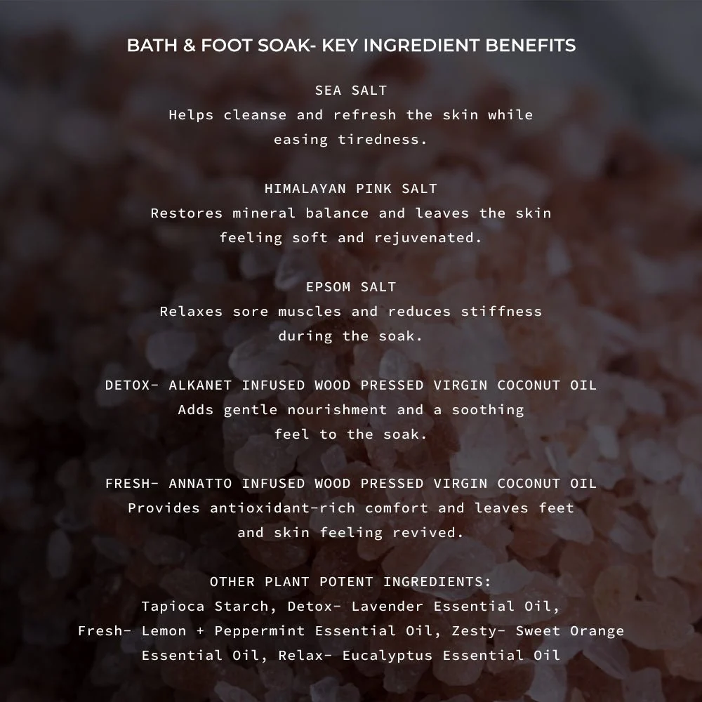 Rainbow Set of Bath & Foot Salt Soak - Image 8
