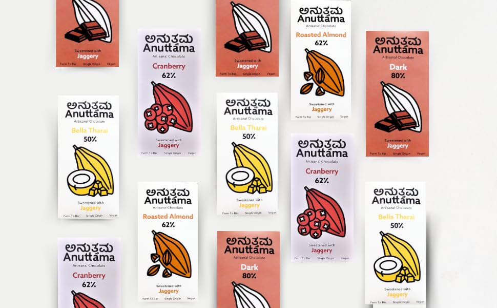Roasted Almond 70% Cocoa Dark Chocolate – Sweetened with Jaggery - Image 7