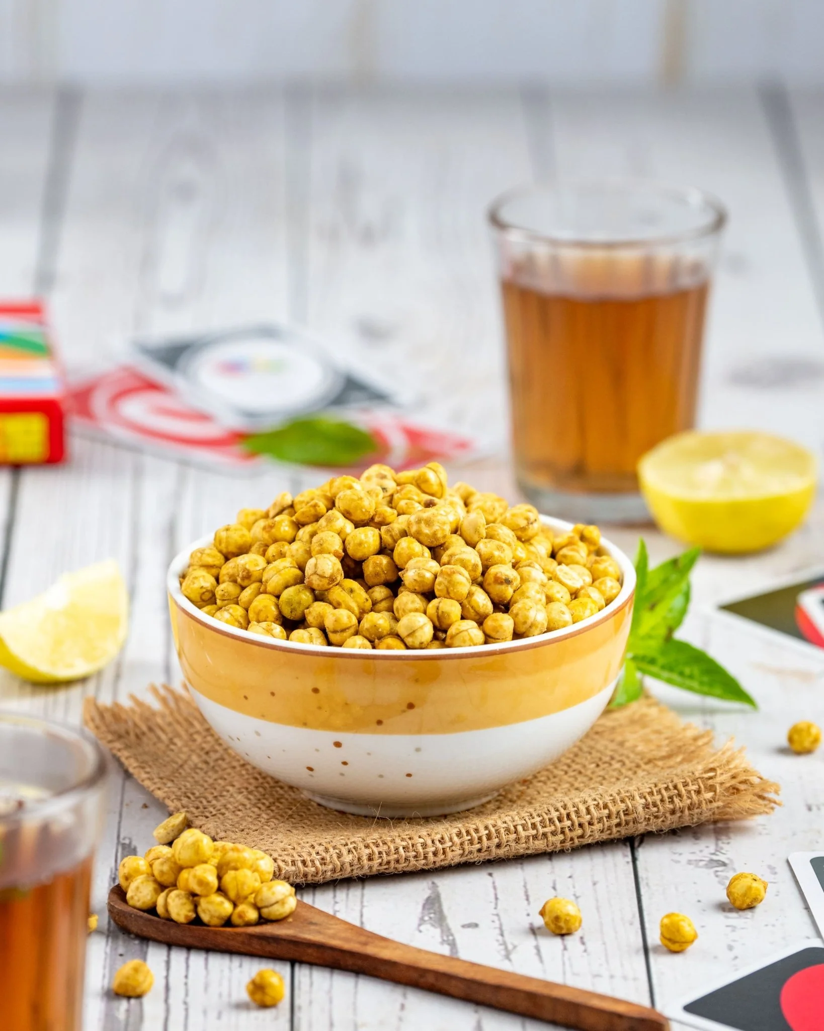 Roasted Lemon Moringa Mint Channa – Crunchy, Zesty, Healthy Snack - Image 4