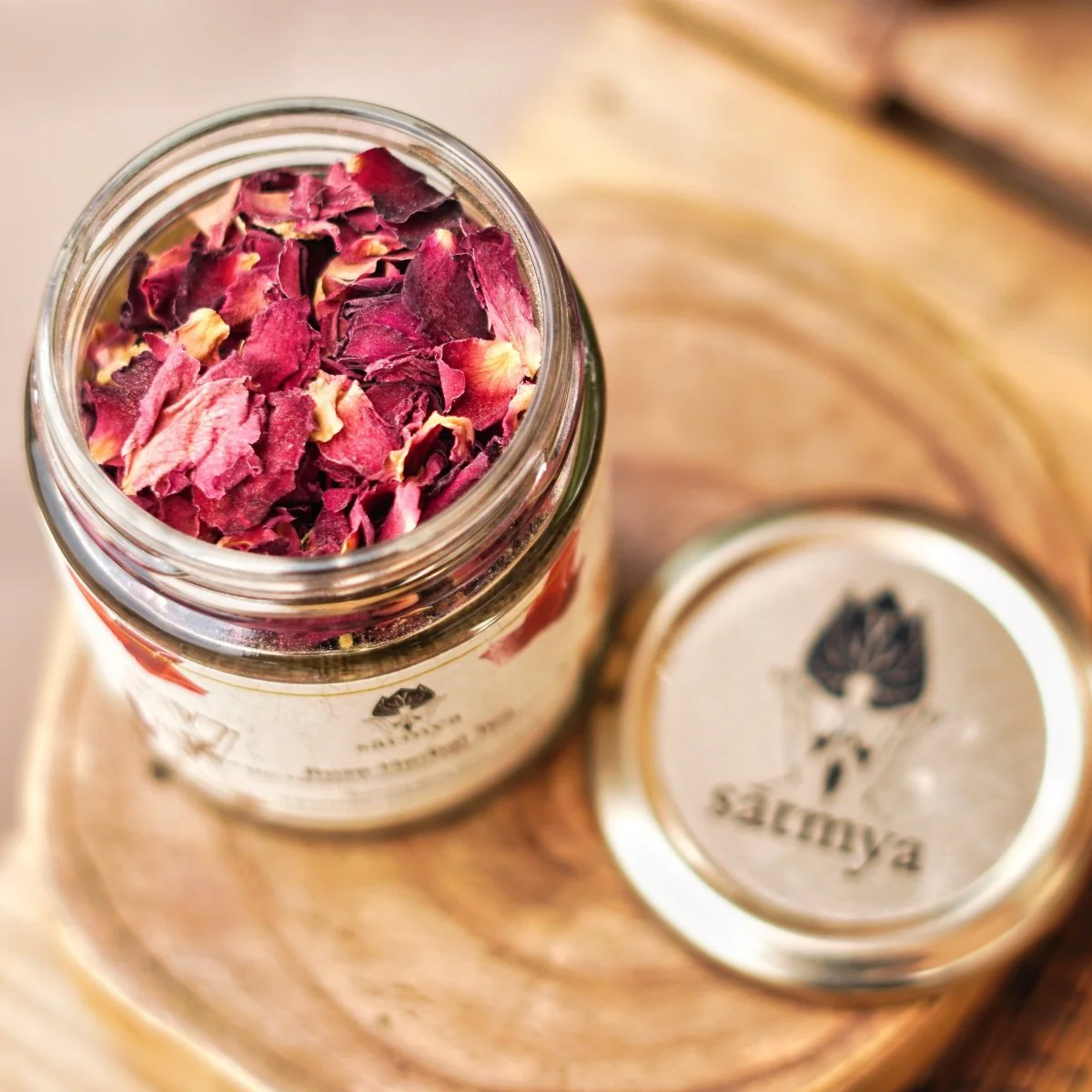 Rose Herbal Tea - Soothing Floral Tea Infusion - 30g - Image 2