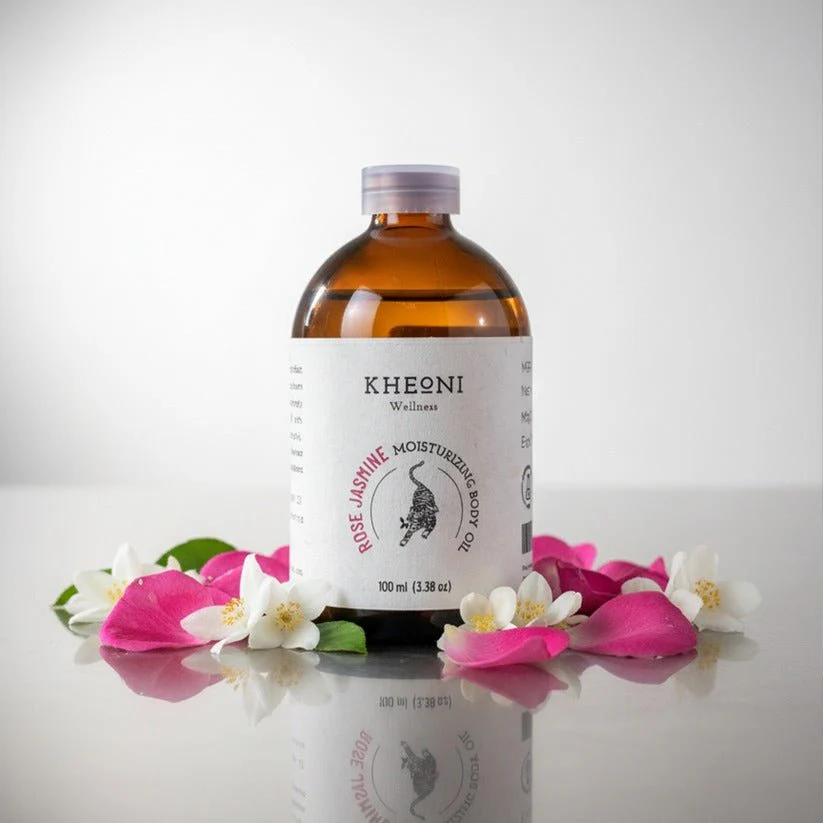 Rose Jasmine Moisturizing Body Oil - 100 ml - Image 10
