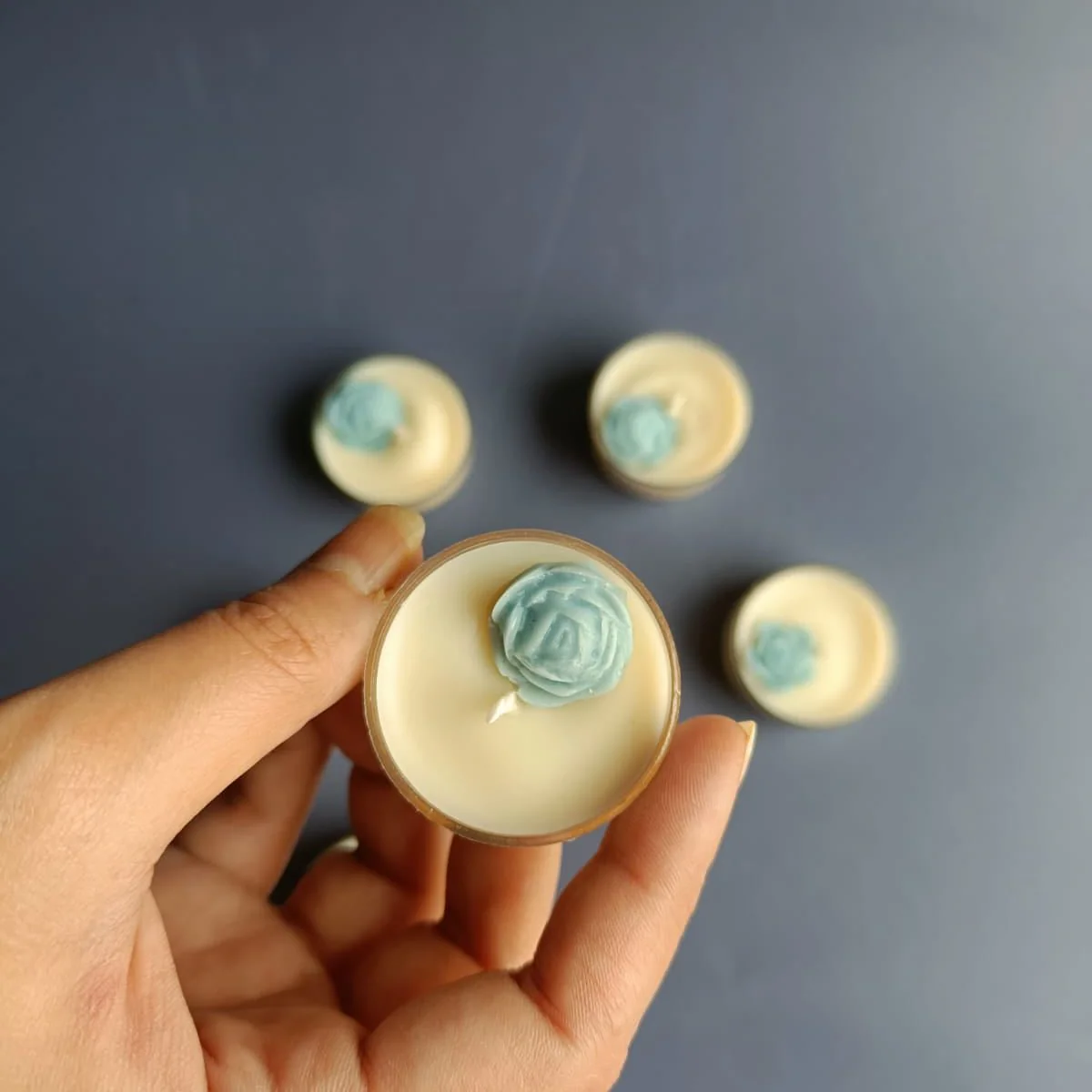 Rose Tealight Candle - Set of 6