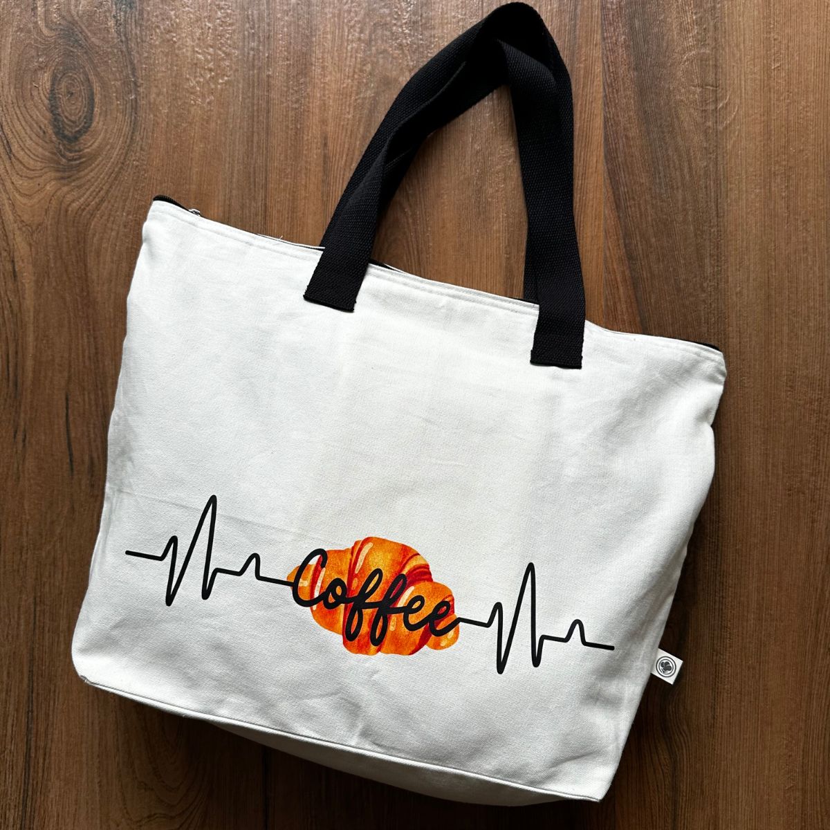 Rover Tote Bag – Durable Canvas Travel Tote with Zipper and Sleeve - Image 12