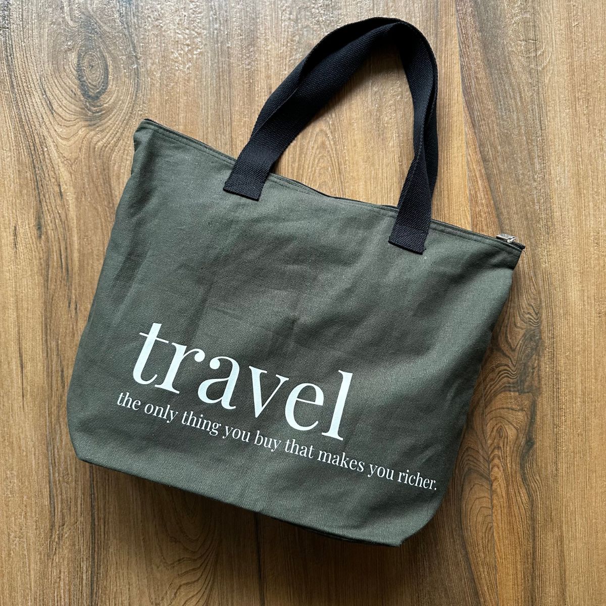 Rover Tote Bag – Durable Canvas Travel Tote with Zipper and Sleeve - Image 13
