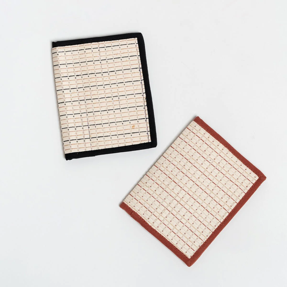 Saad Hand-Woven Passport Holder | Artisan Travel Document Sleeve - Image 3