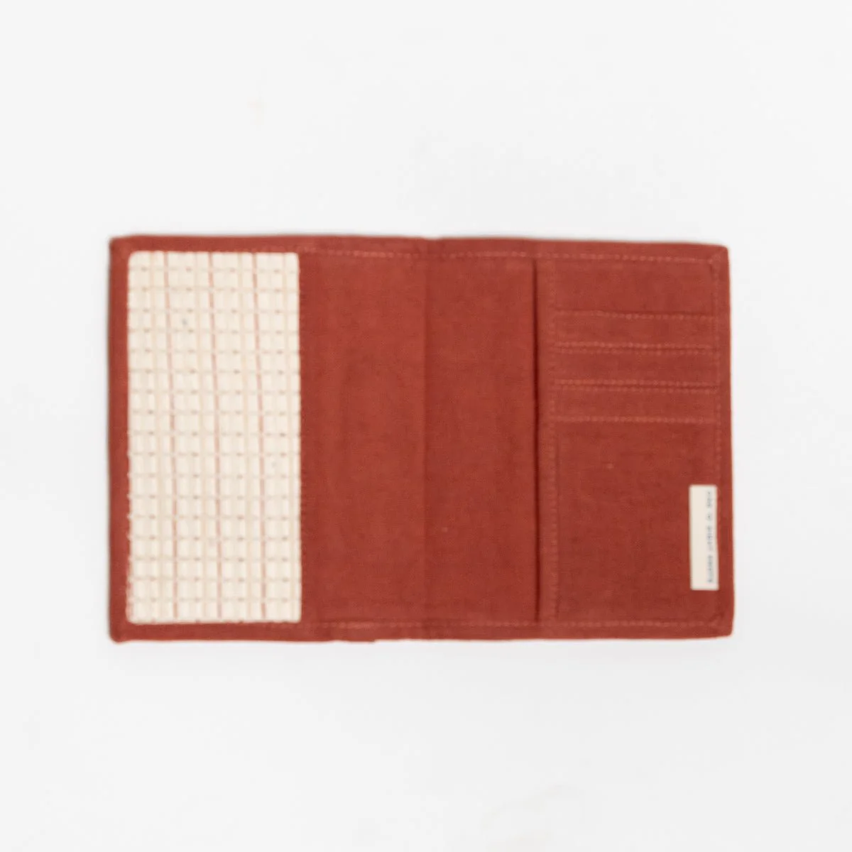 Saad Hand-Woven Passport Holder | Artisan Travel Document Sleeve - Image 7